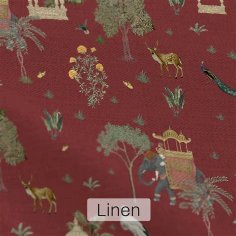 Sair Sofa and Chairs Upholstery Fabric in Red Colors – Life n Colors