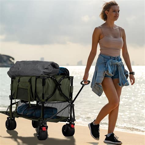 Overmont Foldable Double Decker Wagon Cart – Overmontoutdoor