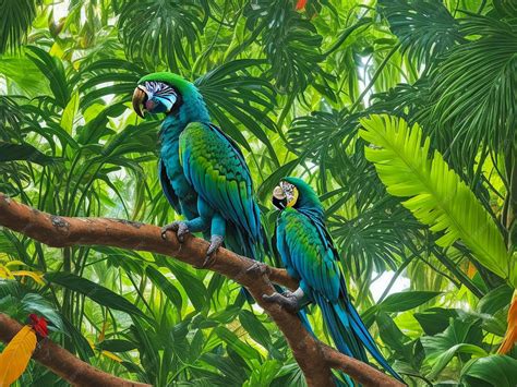 Premium Photo | Great green macaw Ara ambiguus also known as the great ...