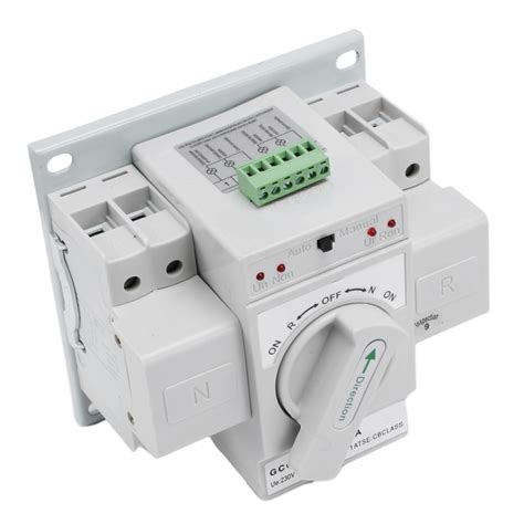 2P 63A MCB Type ATS Dual Power Automatic Transfer India | Ubuy