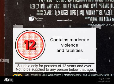 12 rating on HD DVD case - Contains moderate violence and fatalities ...