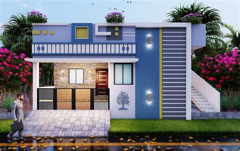 30 small dream house designs for single floor house front elevation ...