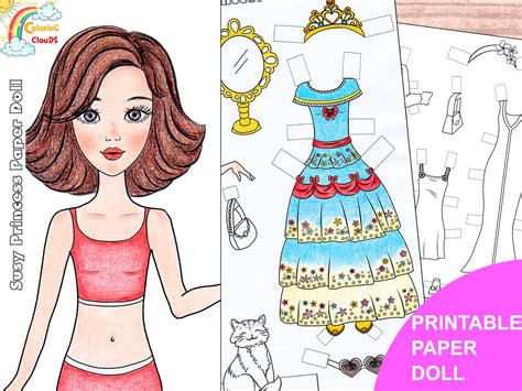 Princess Paper Dolls Printable
