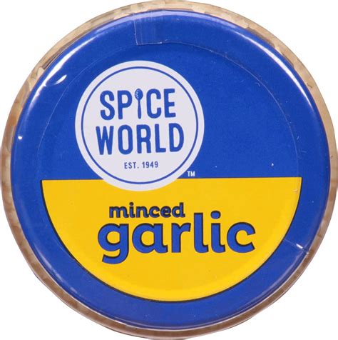 Spice World Minced Garlic 4.5 oz - Premium Quality | Buy Online Now ...