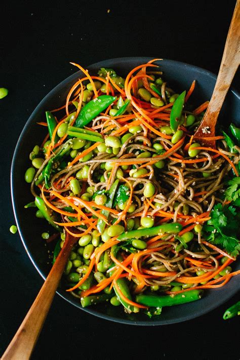Soba Noodles with Sugar Snap Peas and Carrots - Cookie and Kate