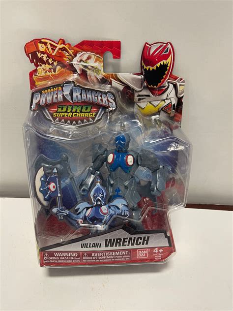 Power Rangers Dino Super Charge Dino Drive Villian Wrench Action Figure ...