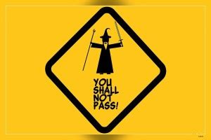 Gandalf The Lord Of The Rings Quote Matte Finish Poster Paper Print ...