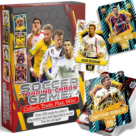 Soccer Trading Cards 2024/2025 - Unique 50 Star Player Cards - Look for ...