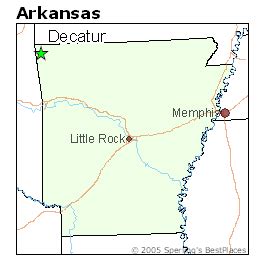 Image result for Decatur Arkansas Map