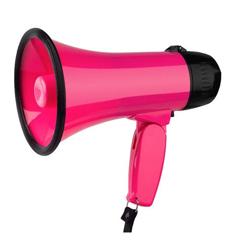 Buy COHOSO Portable Megaphone Bullhorn Portable Hand 25 Watt Bullhorn ...