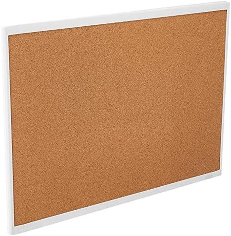 Quartet White Frame Cork Bulletin Board, 23 x 17 inches : Amazon.in ...