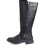Buy DEEANNE LONDON Women's (8088-A6) Black Suede Leather Boots (35) at ...