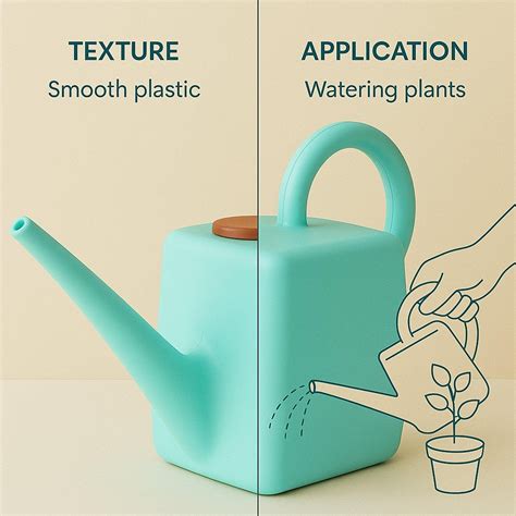 2 Litre Heavy-Duty Plastic Gardening Watering Can with Long Spout ...