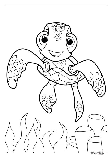 Finding Nemo Coloring Pages (Free Printable PDFs) | WakeTheKids