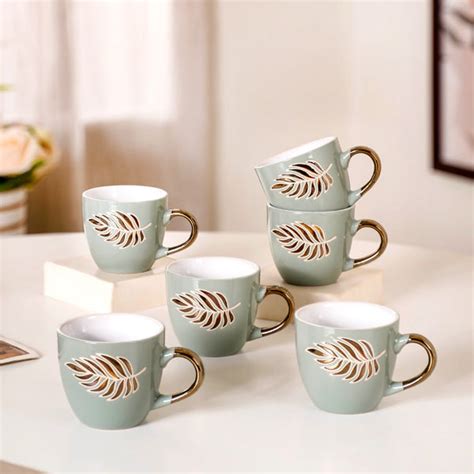 Pastel Hygge Coffee Cups Set Of 6 250ml Online - Premium Tea Cup | Nestasia