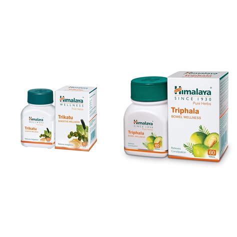 Himalaya Trikatu Digestive Wellness Tablets - 60 Tablets Herbals ...