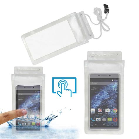 Acm Waterproof Bag Case Compatible with Blu Life Mark Mobile (Rain,Dust ...