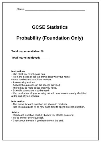 Image result for Probability Exam Questions Edexcel