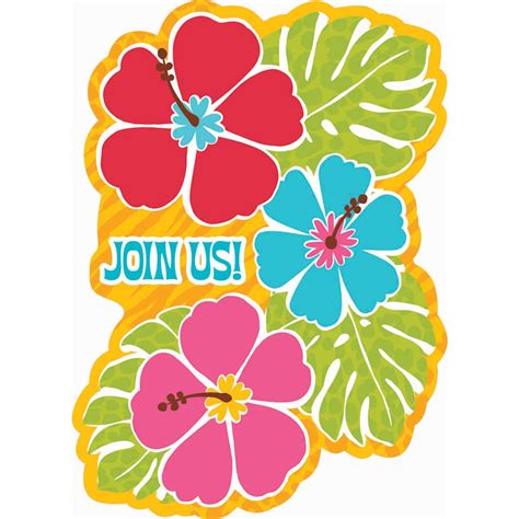 Hawaiian Party Clip Art