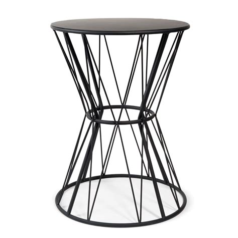 Black Metal End Table | Maisons du Monde | Canapé en métal, Bout de ...
