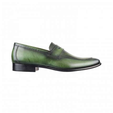 Buy J.Fontini Men Green Formal Moccasin Online | SKU: 14-628-21-41 ...