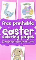 Image result for Cute Bunny Happy Easter Coloring Pages
