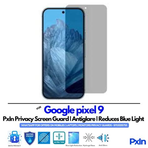 Privacy Screen Guard for GOOGLE PIXEL 9 Mobile | No.1
