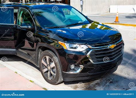 Black Chevrolet Traverse Parked in South Beach Editorial Image - Image of logo, ocean: 165593910