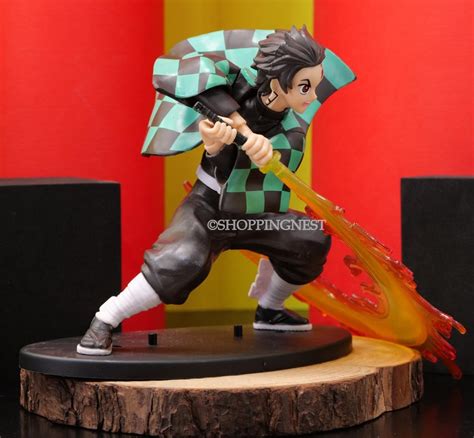 Demon Slayer Tanjiro Fire Attacking Mode Action Figure- | 16 CMS