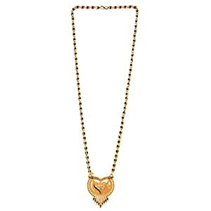 Buy Handicraft Kottage Gold Plated Mangalsutra for Women (Golden) at ...