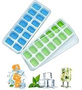 Buy Carrot - Pop Up Ice Cube Trays for Freezer with Lid Ice Cube Trays ...