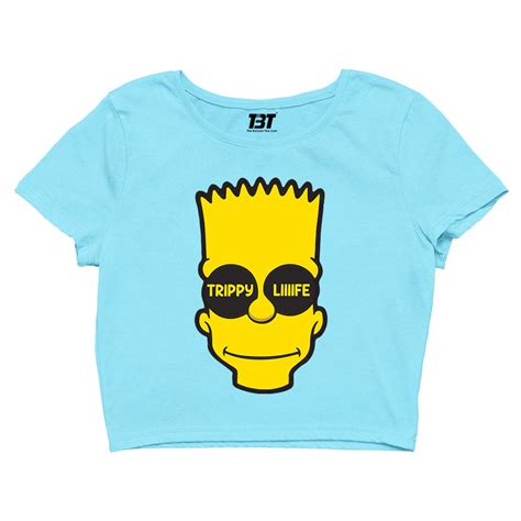 Buy The Simpsons Crop Top - Trippy Life at Rs. 50 OFF – The Banyan Tee