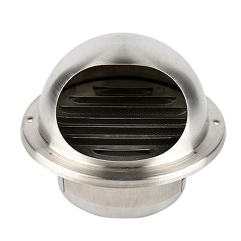 Buy Wall-able Bull-Nose Vent Stainless Steel Round with Louvres Built ...