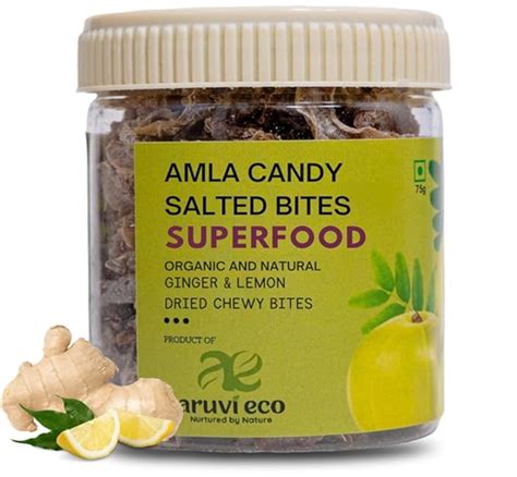 Buy Organic Dried Amla Candy| Chatpata Amla Ginger & Lemon Online from ...