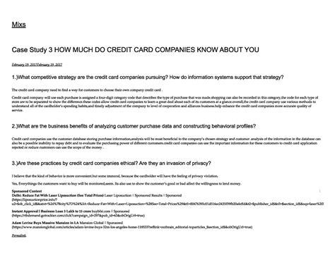 Credit card - Gsgs - Corporate LAW - Studocu