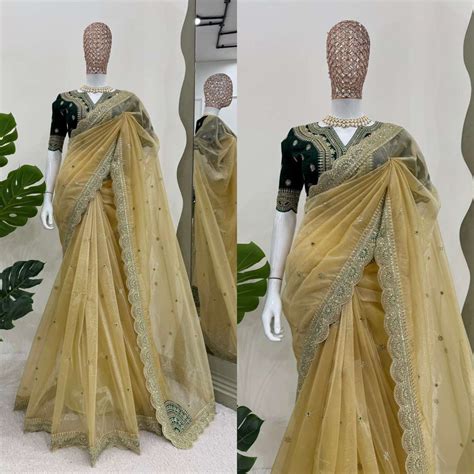 KD 550 BEAUTIFUL DESIGNER FUNCTION WEAR SAREES AT BEST COLLECTIONS ...