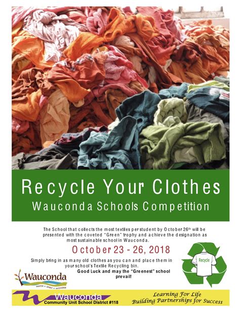 Robert Crown School PTO » Recycle Your Clothes at RCS!