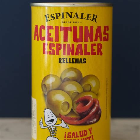 Anchovy Stuffed Olives, Espinaler – The Cambridge Cheese Company