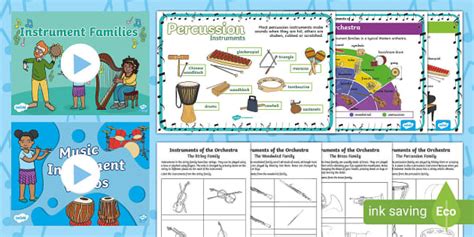 Musical Instruments Resource Pack - Grade 6