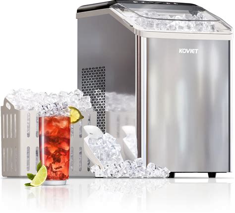 Amazon.com: Iceman Pebble Ice Machine, Countertop Nugget Ice Maker ...