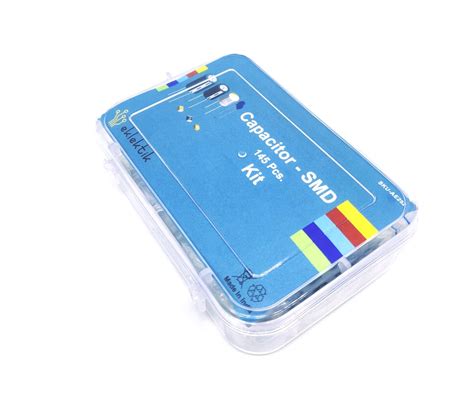 Eklektik 145 Pcs SMD Capacitors Assorted Box Kit, 10 Values 0.47uF ...