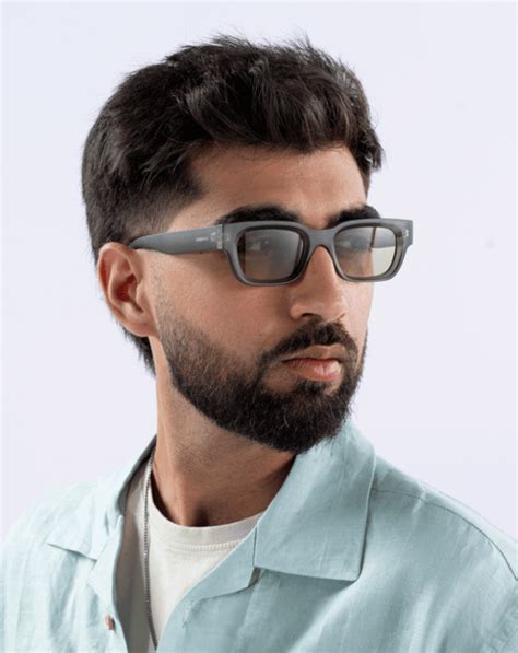 Buy Kingsman Clear Blue Square Sunglasses - Sunglassic