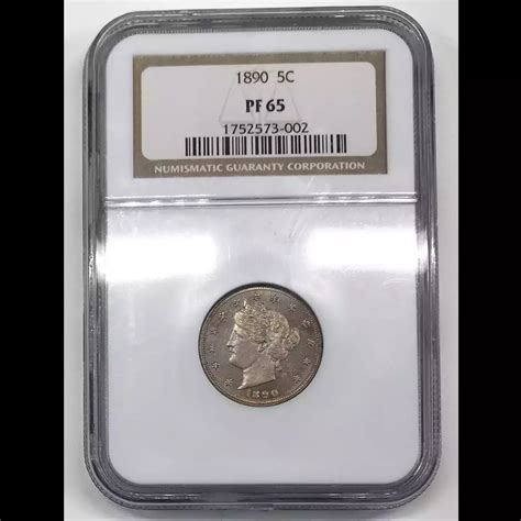 1890 Liberty Head V Nickel NGC PF-65 - Old Pueblo Coin