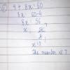 Setup equations and solve them to find the unknown number in the ...