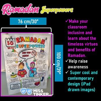Ramadan XXL Coloring Poster, Inclusion and Diversity, Printable by Miss ...