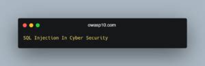 SQL Injection Using OWASP 的图像结果