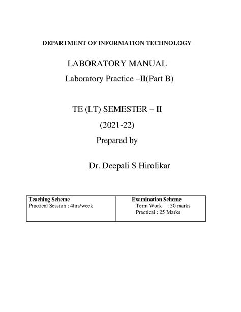 Lab Manual LP-II(SMD) Part B - DEPARTMENT OF INFORMATION TECHNOLOGY ...