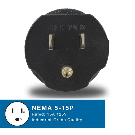 Conntek 30129 NEMA 5-15P to 5-15/20R Plug Adapter