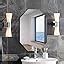 Art Street Frameless Wall Mirrors for Bathroom, Wall Mounted Bevelled ...
