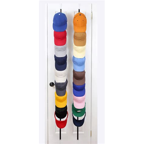 Perfect Curve Caprack Over The Door Hat Organizer For Baseball ...